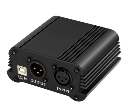 Interfejsy audio Mozos M48P zasilacz USB PHANTOM +48V do mikrofonów XLR